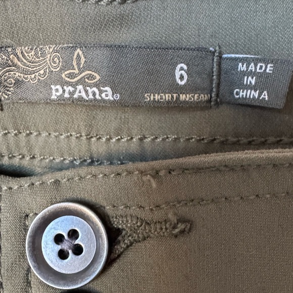 Prana Halle Pants in Olive Green - Picture 8 of 10